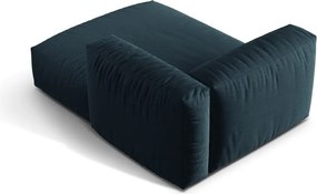 Ciemnoniebieski moduł sofy (prawostronny) Martina – Micadoni Home