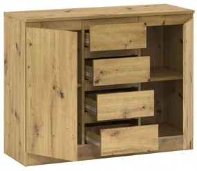 Komoda 2d 4s do sypialni salonu biura dąb artisan