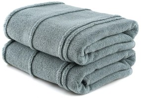 Zielone ręczniki frotte zestaw 2 szt. 50x90 cm Arden – Foutastic