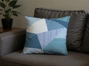 Zestaw 2 szt. dekoracyjnych poszewek na poduszkę z mikrofibry NARKEL 45x45 cm, kolorowa