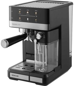 Sencor - Ekspres kolbowy do espresso 1350W/230V czarny/matowy chrom