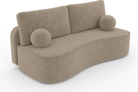 Masseno Sofa ROTONDO z funkcją spania i pojemnikiem na pościel - Beżowy - ANTHOLOGY 4
