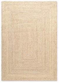 Dywan z juty dwustronny/tkany ręcznie w jasnym naturalnym kolorze 60x90 cm Sharmila Natural White – Hanse Home