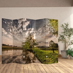 Parawan - Przyroda z promykami (210x170 cm)