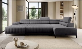 Narożnik CALDO XL Prawostronny z funkcją spania wolnostojąca w tkaninie RUN AGAIN 90 WERSAL