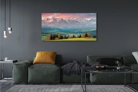 Obraz drukowany na płótnie Góry i Pola