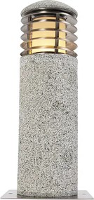 Nowoczesna lampa podłogowa zewnętrzna granitowa 40 cm - Happy