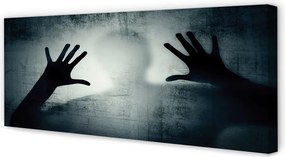 Obraz na płótnie Cień Rąk i Głowy