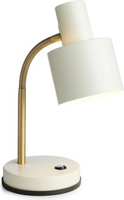 Halo Design 746910 - Lampa stołowa VOGUE 1xE27/40W/230V kremowa/mosiężna