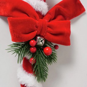 Miękka laska świąteczna VELVY, 40 cm