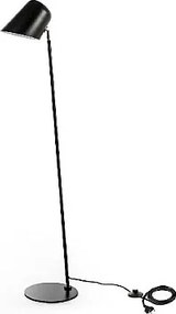 Electra - Czarna metalowa lampa podłogowa