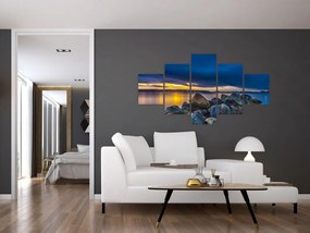 Obraz - Chmury nad wodą (125x70 cm)
