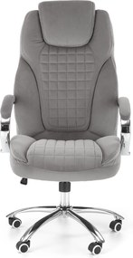 Fotel gabinetowy King 2 z tkaniny velvetowej