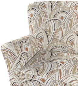 Pokrowiec na fotel Tomelilla wysoki z zakładkami