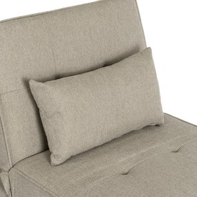 Rozkładany fotel z funkcją leżenia Iberis, kolor beżowy, szerokość 67 cm