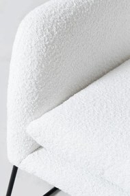 Biały designerski fotel MILAN