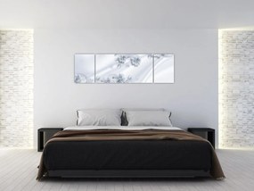 Obraz - kwiatowy wzór (170x50 cm)