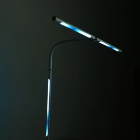 Lampa LED na biurko NOX z efektami RGBW, zacisk, pilot zdalnego sterowania