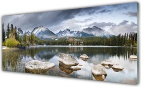 Szkło nad Blatem Panorama Alpejskiej Sielanki