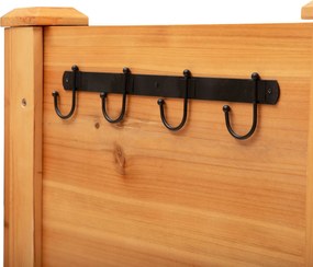 Podwyższona grządka Outsunny 124 cm x 60 cm x 81 cm