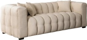 Sofa MODERNO 3S Trzyosobowa Kremowa Nowoczesna