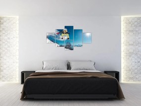 Obraz - Snowboardzista (125x70 cm)