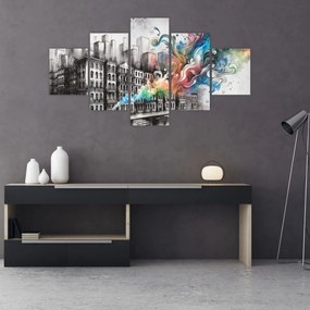 Obraz - Przemysłowe życie (125x70 cm)