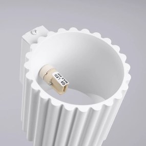 Kinkiet AURA biały G9 ryflowany SOLLUX  LIGHTING