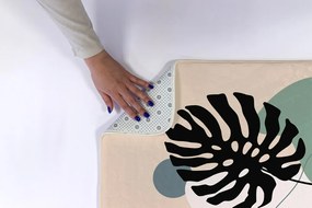 Dywanik łazienkowy antypoślizgowy Dywanik łazienkowy antypoślizgowy Liść Paproć