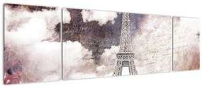 Obraz - Wieża Eiffla, Paryż, Francja (170x50 cm)