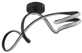 Globo 67341DS - LED Żyrandol natynkowy SWIRL LED/30W/230V czarny