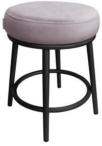 Taboret Ben noga metalowa czarna MG55