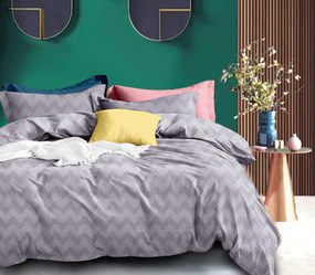 PrzytulneMieszkanie.pl PrzytulneMieszkanie.pl Pościel z mikroflanelu DAVIS szara