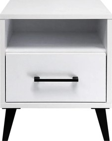 Szafka nocna MUKI z szufladą i podświetlaną szufladą różne kolory