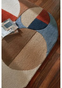 Wełniany dywan tkany ręcznie w kolorze terakoty 200x290 cm Mia Arch – Flair Rugs