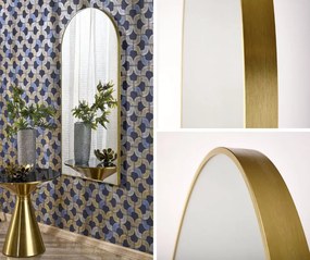 Lustro ścienne w aluminiowej ramie Curio Halmar