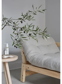 Sofa rozkładana Karup Design Step Natural Clear/Grey