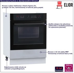 Szafka pod piekarnik 60 cm - Akia 16X