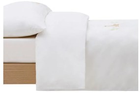 Biała pościel dziecięca do łóżeczka z perkalu bawełnianego 70x140 cm Milu – Kave Home