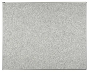 Tablica tekstylna ekoTAB w aluminiowej ramie, 1500 x 1200 mm, szara