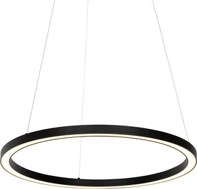 Lampa wisząca czarna 60 cm w tym LED 3-stopniowo ściemniana - Girello