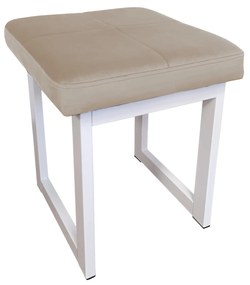 TABORET SOLID 45cm STOŁEK LOFT podstawa biała MG09