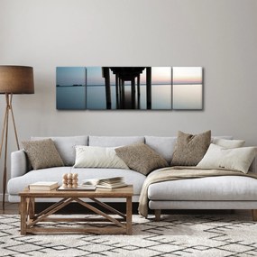 Obraz - spokojna powierzchnia wody (170x50 cm)