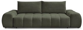 Zielona sofa z tkaniny szenilowej 278 cm Everest – Bobochic Paris