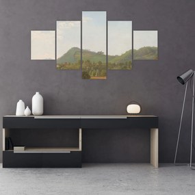 Obraz - Simon Denis,  View Near Naples, reprodukcje (125x70 cm)