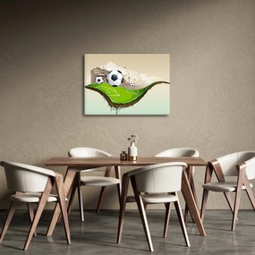 Obraz - Boisko do piłki nożnej (70x50 cm)