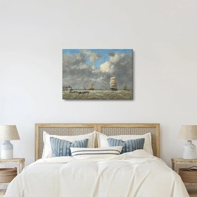 Obraz - Eugène Boudin, Le Havre, reprodukcje (70x50 cm)