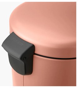 Łososiowy stalowy kosz na śmieci z pedałem 30 l NewIcon – Brabantia