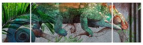 Obraz - Kameleon (170x50 cm)