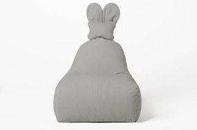 Szary dziecięcy worek do siedzenia Funny Bunny – The Brooklyn Kids